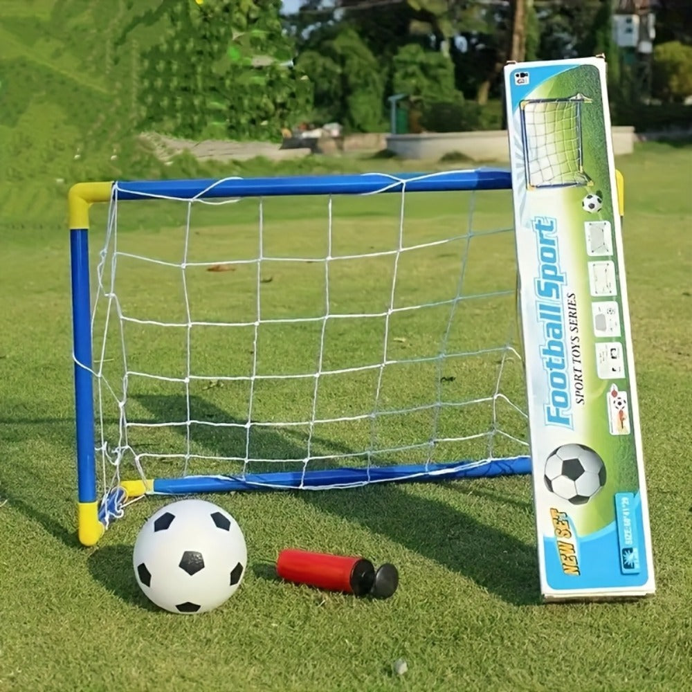 Kids Soccer Goal Set 2 Balls 2 Goals Portable Easy-Assemble Youth Soccer with the Listed Color, Size or Set Options for Everyday Use