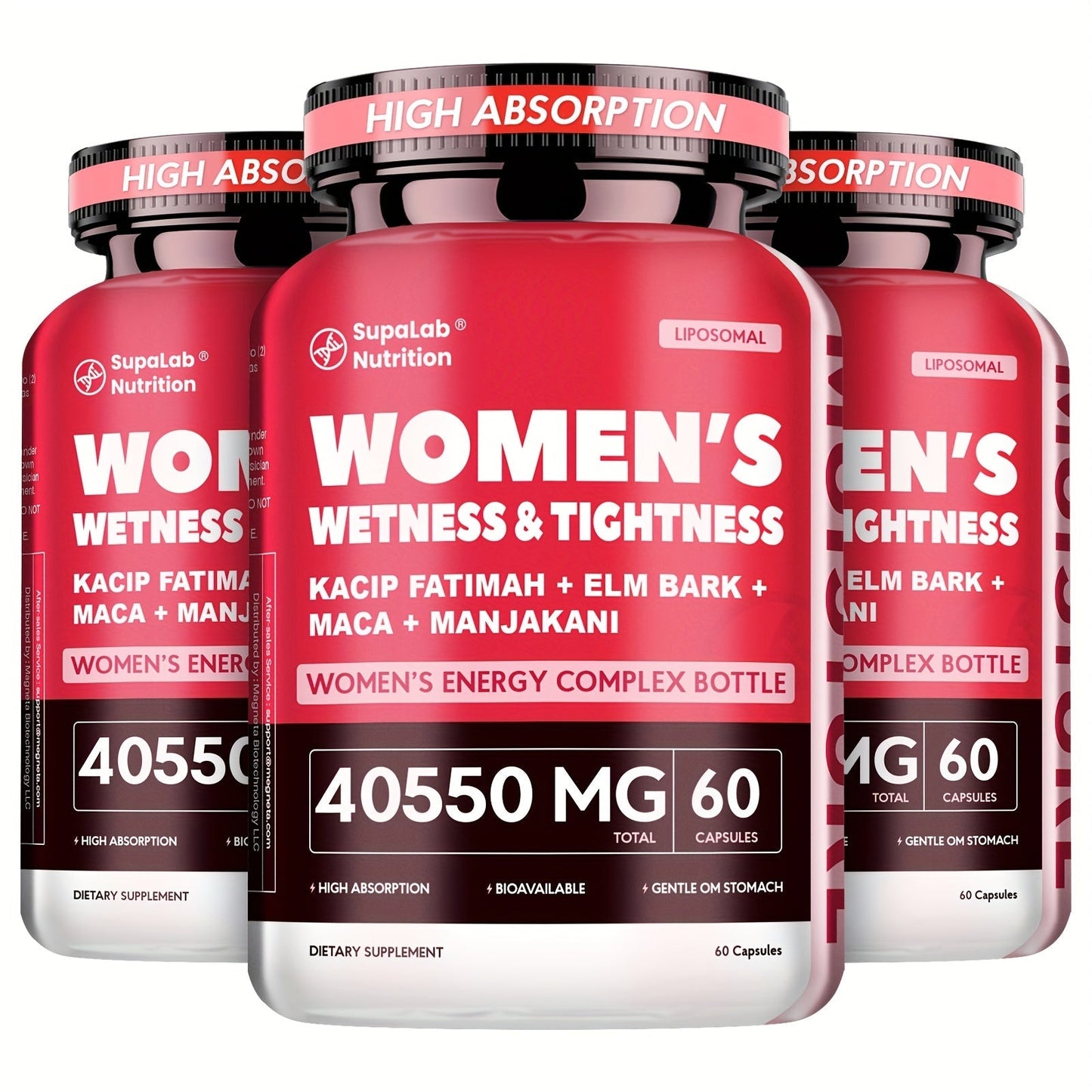 Women's Intimate Wellness Capsules with Kacip Fatimah, Manjakani & Maca Root - Natural Hydration