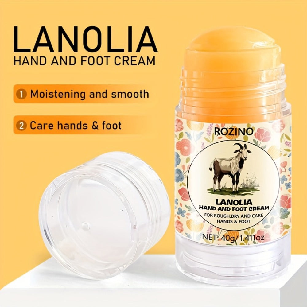 Cracked Heel Cream Stick 3-Pack, Portable 40g Foot & Hand Moisturizer with Vitamin E & Aloe Vera, Hydration