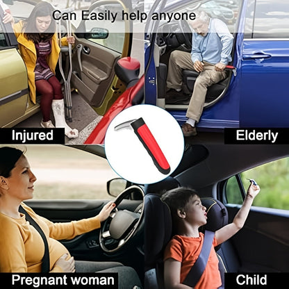 Car Door Grab Bar – Portable Vehicle Support Handle for Seniors & Handicapped, Sit-to-Stand Assist, Auto Cane Grab Bar Supports Up to 450