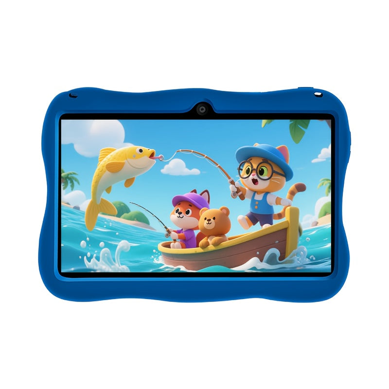 Kids Tablet 7 Inch with Android 14, 4GB RAM, 128GB Built-In Storage, WiFi 5 and Dual Cameras