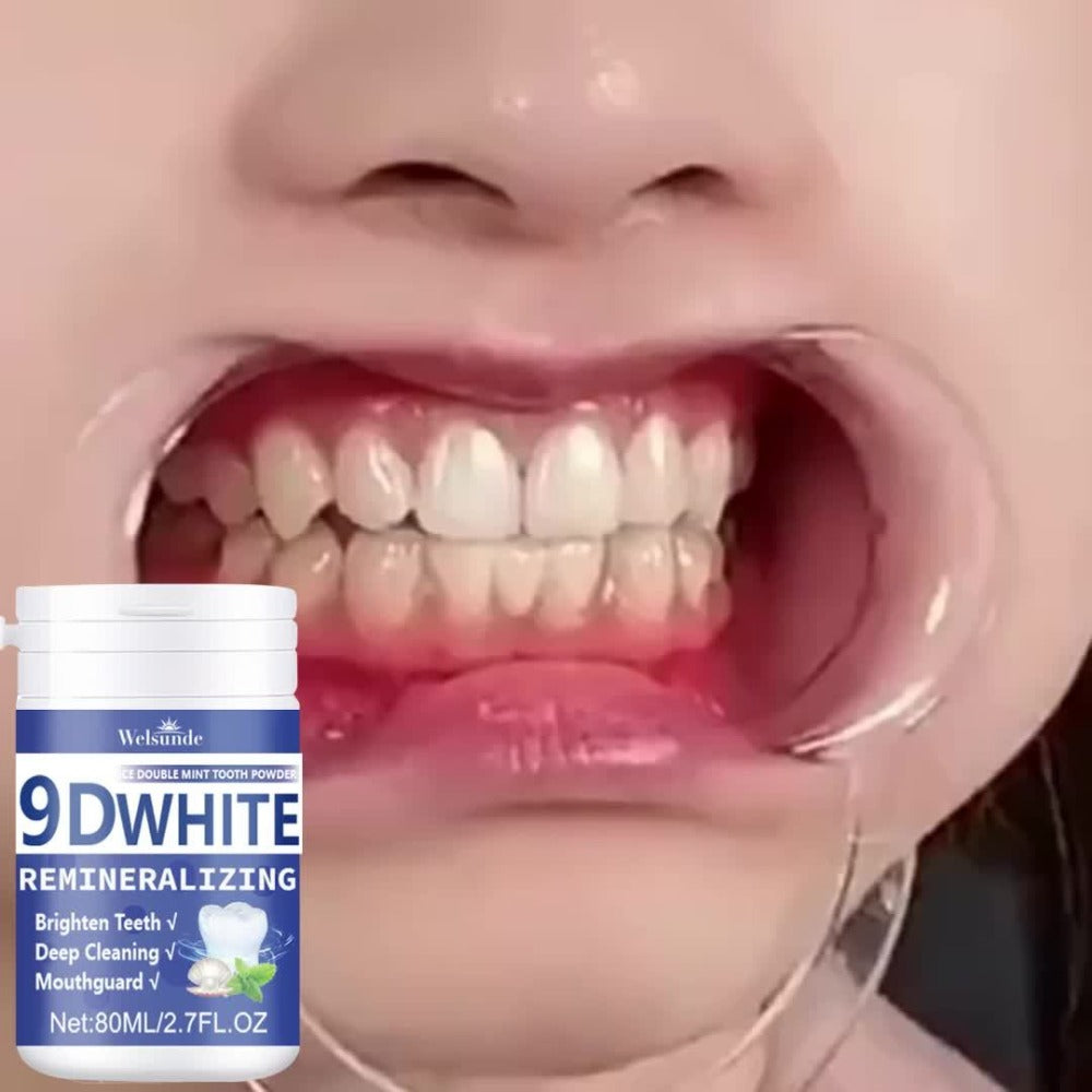 Hydroxyapatite Tooth Powder 3-Pack Remineralizing Whitening Deep Cleaning Mint Fresh Breath Enamel Oral Care