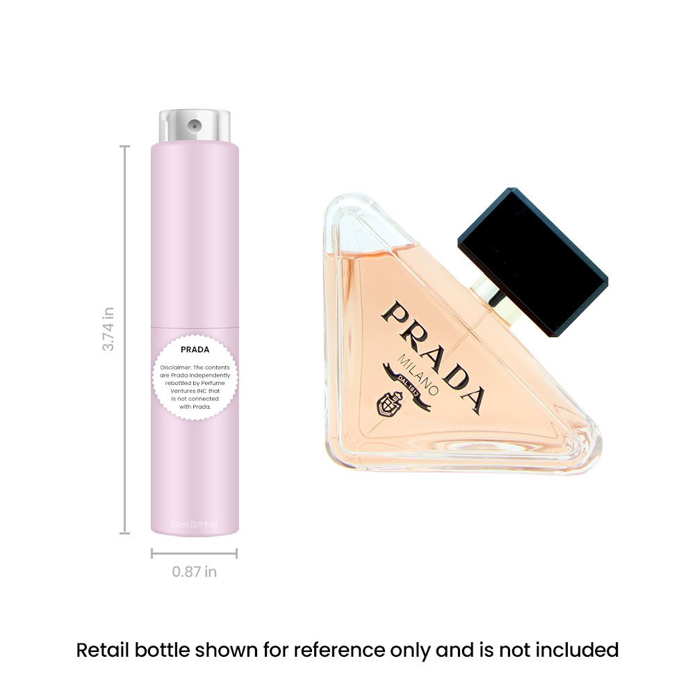 Paradoxe Eau de Parfum Travel Spray, 5ml Portable Pink Atomizer with 0.17 fl oz Labeled Capacity