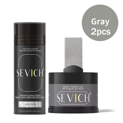 Thinning Hair Root Coverage Powder with Brush, Instant Hairline Concealer Natural Shadow Effect