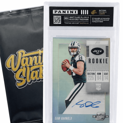 Panini Football Mystery Hit Slab – Football Card in Vanity Slabs Display Case | Rookies, Stars, Inserts & Holo Parallels | Premium Mystery