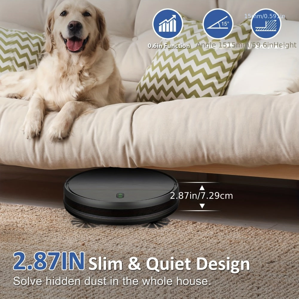 Robot Vacuum Cleaner 5000Pa 3-in-1 Sweep Vacuum Mop with Auto Charging App Voice Control for Entryways, Bedrooms and Living Spaces