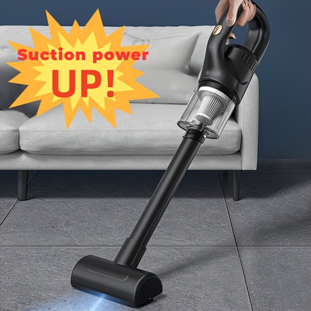 Cordless Handheld Vacuum Cleaner Rechargeable Portable Strong Suction Mini Vacuum for Home Car Pet Hair Dust Debris Quick Cleanup