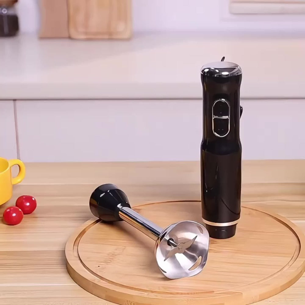 400W Immersion Blender with Two-Button Control, Detachable Shaft and 38 cm Black Handheld Body