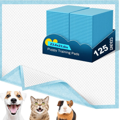 Puppy Pee Pads for Dogs - Super Leak-Proof Disposable Dog Training Pads - Puppy Potty Pads for Entryways, Bedrooms and Living Spaces