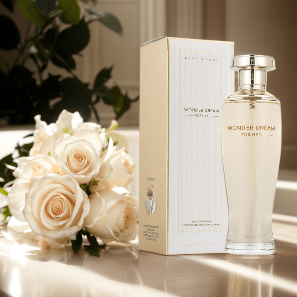Perfume for Women 100ml EDP with White Musk, Sandalwood and Vanilla in One or Two-Piece Options