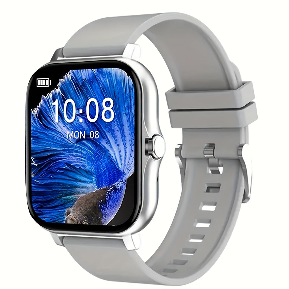 Smartwatch Large Screen with Bluetooth Calling, Unisex Bluetooth, Message Reminder, Multiple Sport Modes, Heart Rate and Sleep Readouts