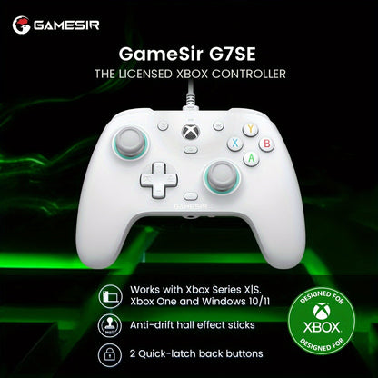 GameSir G7 SE Wired Xbox Controller with Hall Effect Joystick & Trigger, Anti-Drift Gamepad for Xbox Series X