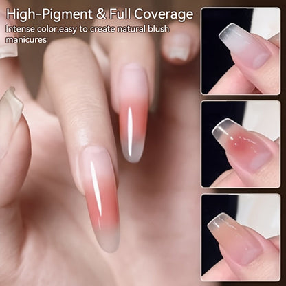 Gel Nail Polish 4-in-1 3-Piece Sets for Ombre, Stamping, Painting and Powder Art, 2 Options
