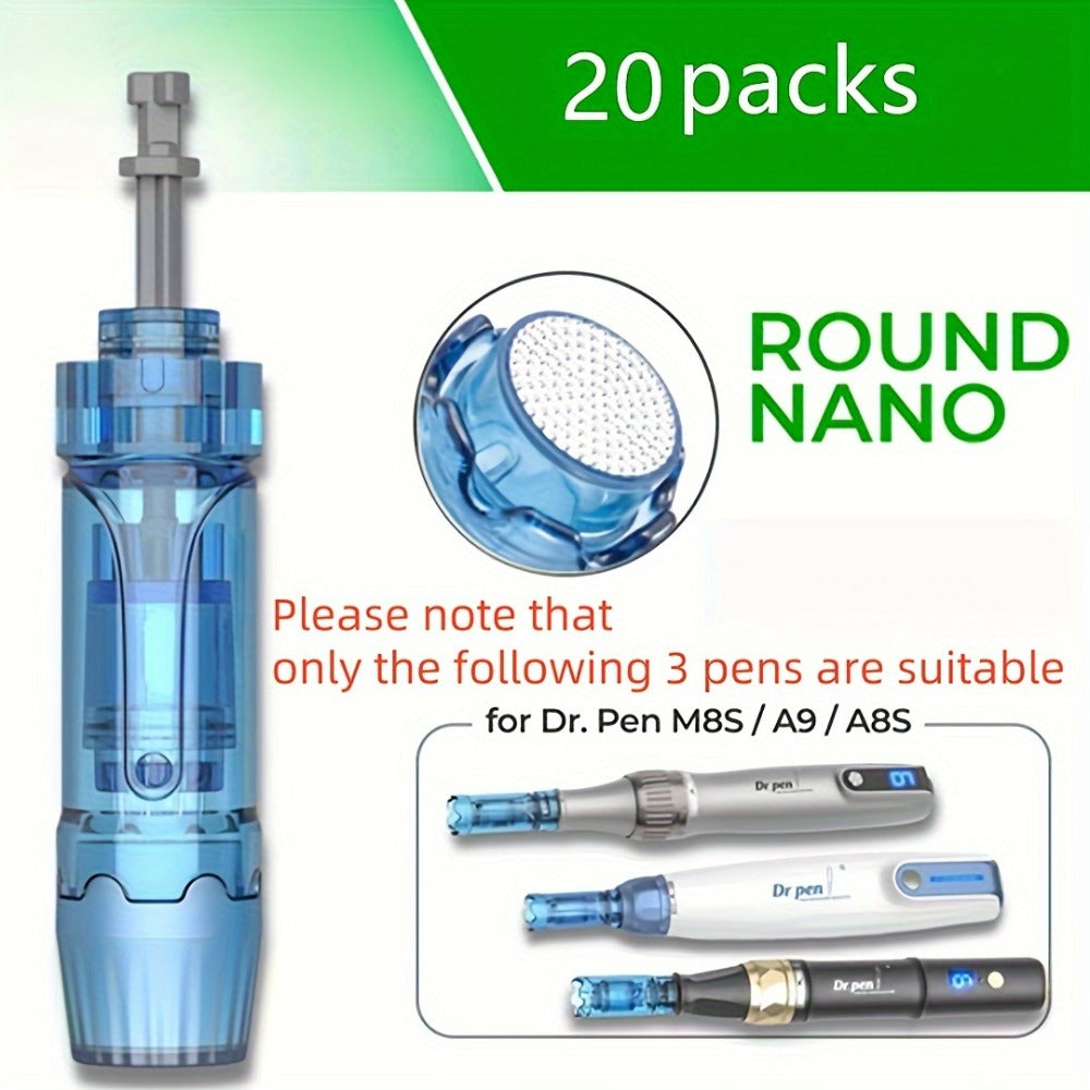 Microneedling Cartridges 20 Pack Compatible with Dr.Pen A9 A11 A8S M8S Bio Pen Q2 Ultima M8S for Entryways, Bedrooms and Living Spaces