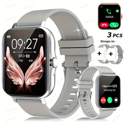 Smartwatch Unisex GPS 1.83" Full Touch – Wireless Calling, Music Playback, Remote Camera Control, Multi-Sport Fitness Tracker, Message