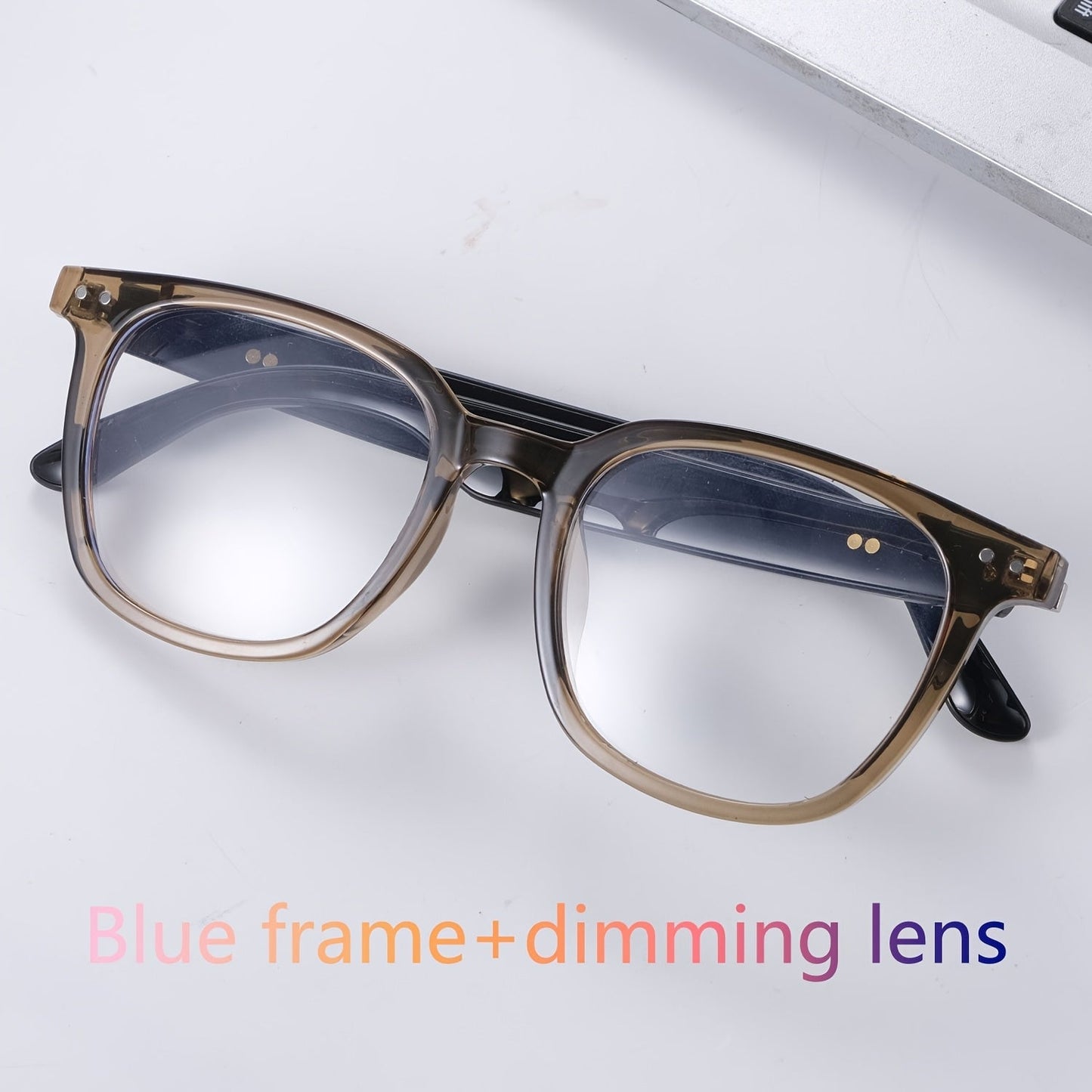 Smart Glasses Photochromic Audio Eyewear with Open-Ear Speaker, Microphone and Metal or Plastic Frames