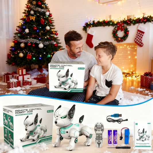 Robot Dog Toy for Kids Upgraded Intelligent Electronic Pet with the Listed Color, Size or Set Options for Everyday Use