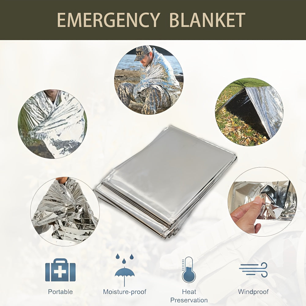 Tactical Bleeding Control Kit IFAK 9pcs – Trauma First Aid Kit with Tourniquet Chest Seal Compressed Gauze Emergency Blanket Nasal Airway