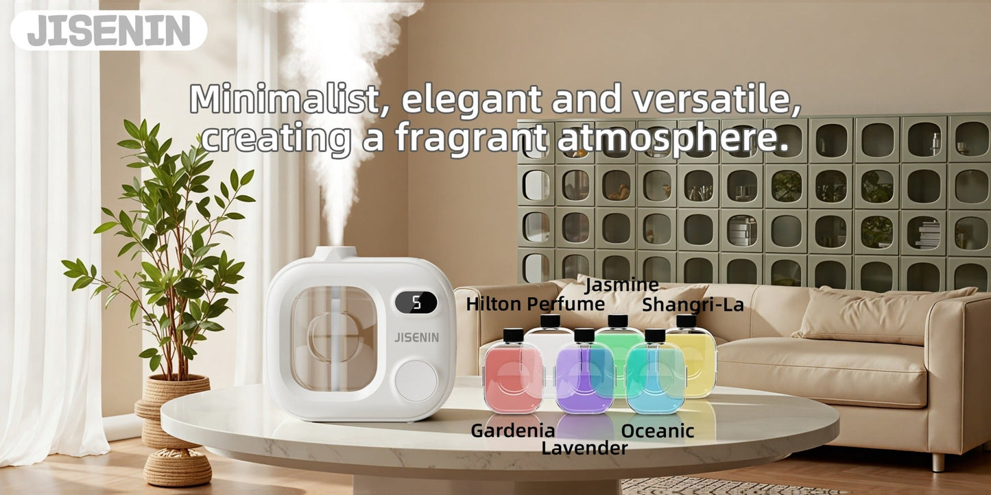 Essential Oil Diffuser Waterless Hanging Diffuser 5 Spray Modes 500mAh Rechargeable for Home Cooking, Dining and Outdoor Meals