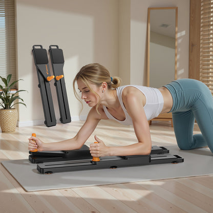 Multifunctional Ab Trainer Pilates Board – Detachable Anti-Slip Quiet Design, Portable Pilates Reformer for Core Workouts & Home Fitness