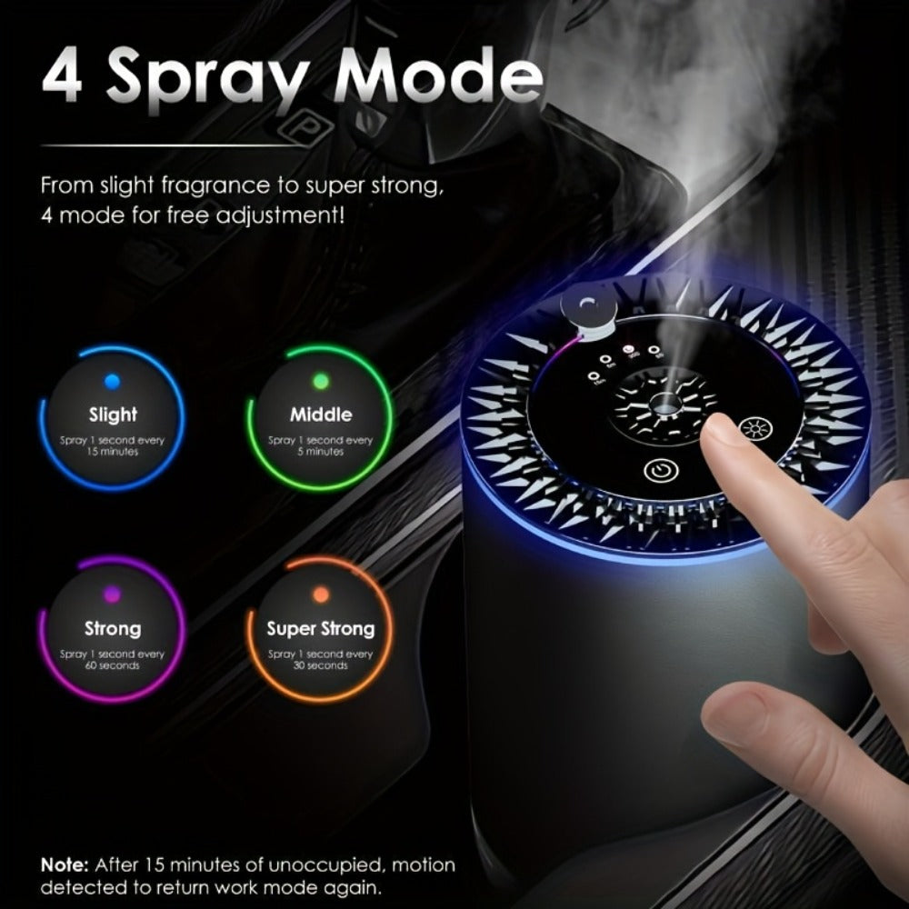 Rechargeable Cordless Car Diffuser with Starry Sky Roof Projection, Ultrasonic Aromatherapy Car Air Freshener