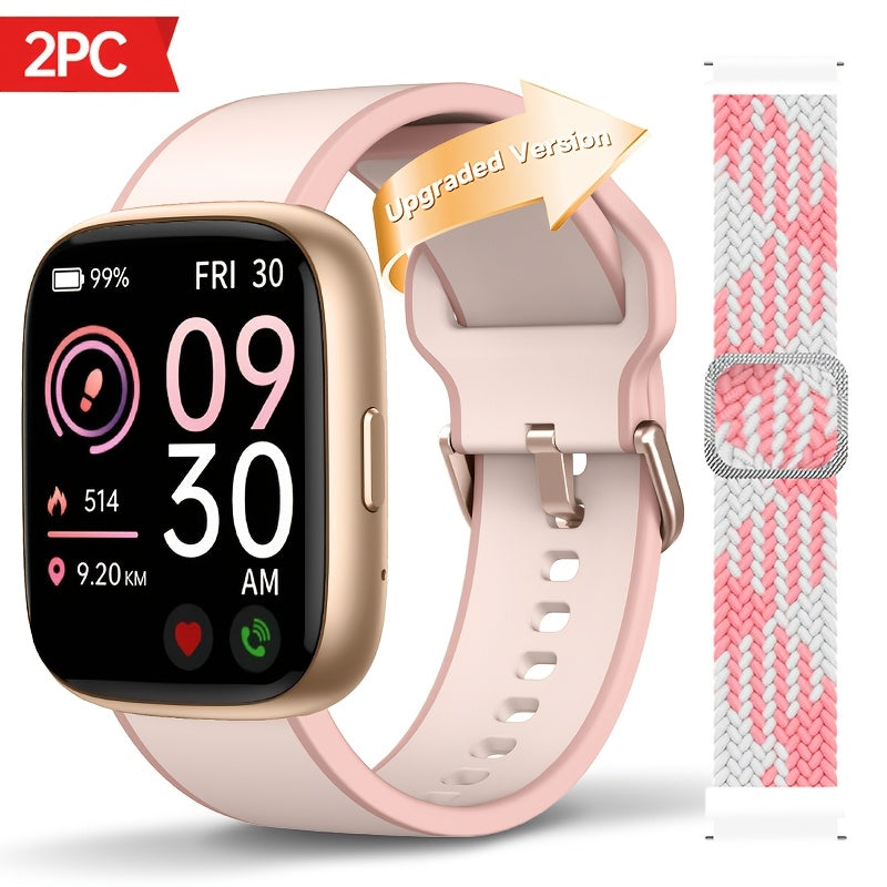 Smartwatch Alexa Built-in 1.83" HD – Wireless Calling, 100+ Sport Modes, Heart Rate, SpO2 and Sleep Readouts, Optional Woven