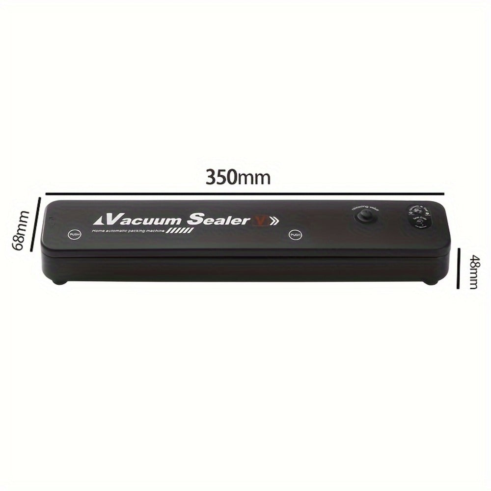 Vacuum Sealer Machine with 50 Vacuum Storage Bags – 2-in-1 Vacuum & Heat Sealing, One-Button Operation, Food Preservation Sealer
