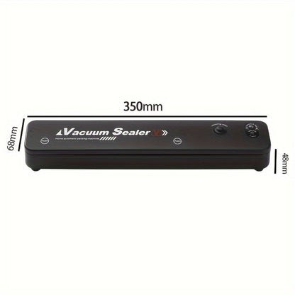 Vacuum Sealer Machine with 50 Vacuum Storage Bags – 2-in-1 Vacuum & Heat Sealing, One-Button Operation, Food Preservation Sealer