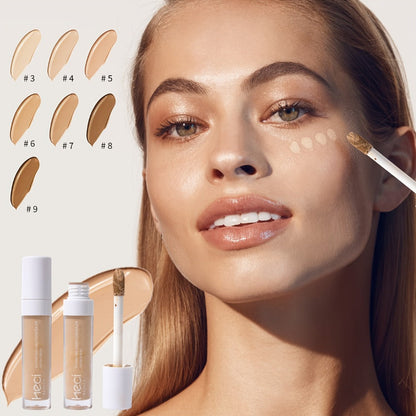 Liquid Concealer and Contour Stick Set 2 Pcs Buildable Coverage Pore Minimizing, for Makeup, Travel and Everyday Vanity Use