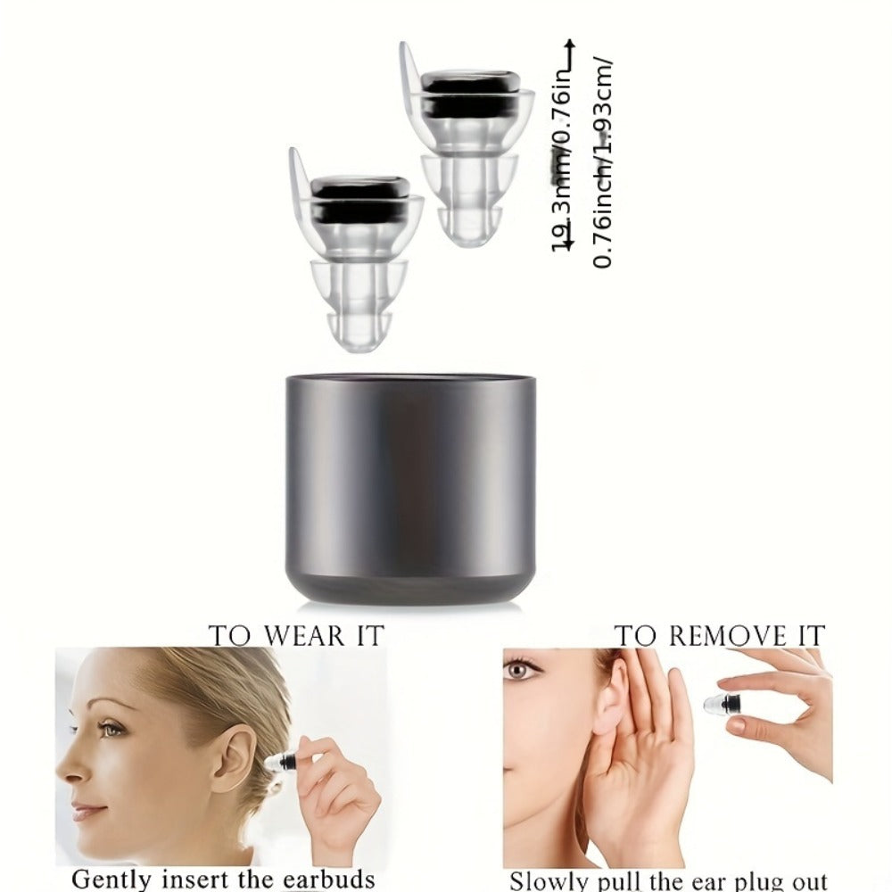 High Fidelity Concert Earplugs for Musicians - 24dB Noise Reduction for Entryways, Bedrooms and Living Spaces