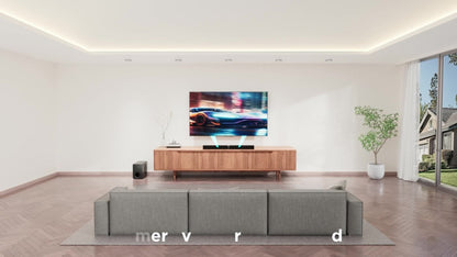 Soundbar with Subwoofer 2.1CH Home Theater Sound Bar for Smart TV, Deep Bass Wireless Bluetooth 5.0