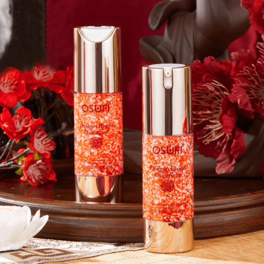 Face Cream Dragon Blood Placenta Formula with Vitamin C, Glycerin and 2-Pack or 4-Pack Options