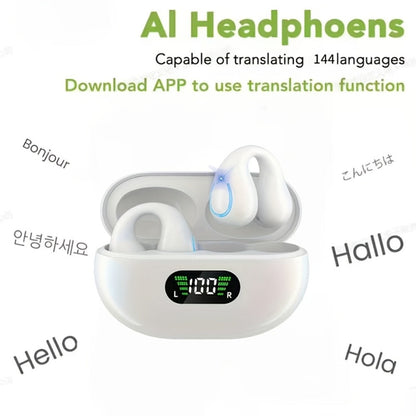 156-Language Real-Time Translation Earbuds Bluetooth 5.4 3-in-1 Mode Noise Cancelling Wireless for an Everyday Personal Care Routine