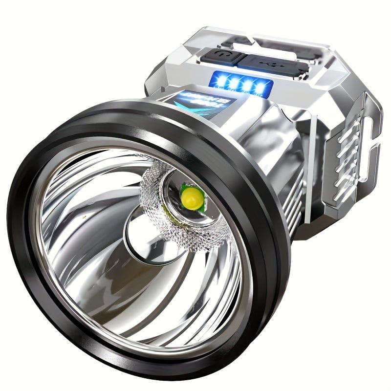 T998 Rechargeable Headlamp with 300m Beam Label, IP65 Marking, Charge Display and 1- or 2-Pack