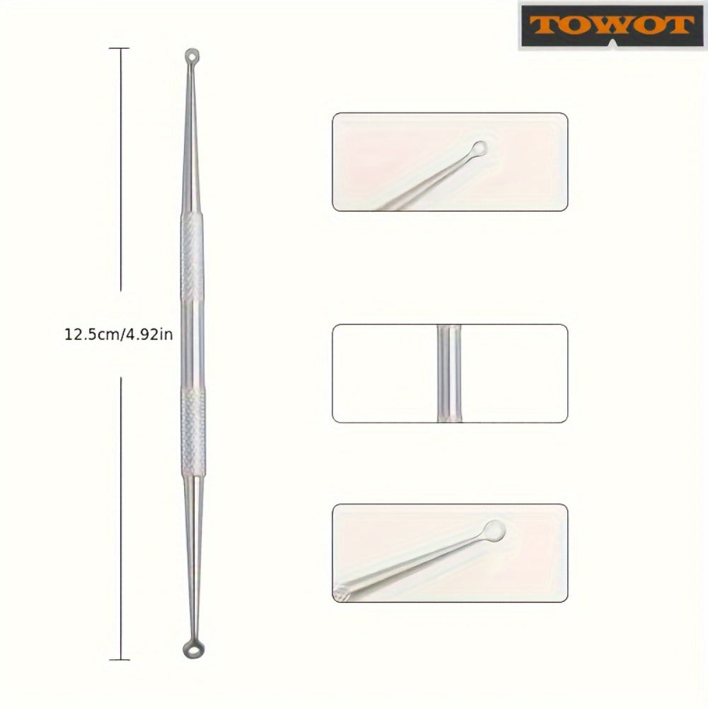 Blackhead Remover Tool Kit 11PCS Stainless Steel Pimple Popper Extractor - Professional for Bath Time, Home Spa and Personal Care
