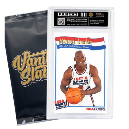 Basketball Random Card in Vanity Slab Display – Mystery Collectible with Rookies, Stars, Inserts & Signature-Style Cards | Panini & Topps |