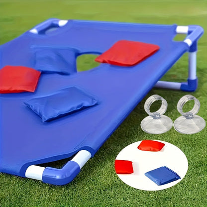 Portable Cornhole Bean Bag Toss Game Foldable Board 12 Bean Bags Storage Bag with the Listed Color, Size or Set Options for Everyday Use
