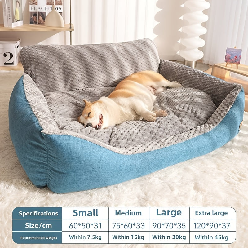 Orthopedic Dog Bed Luxury Extra Large Fluffy Winter Warm Pet Couch, Cat Sofa Kennel Cushion Pad for Small Medium Large Dogs Cats up