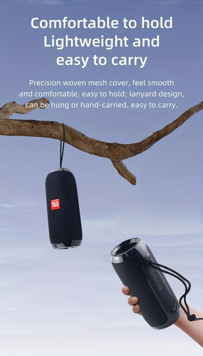 Bluetooth Speaker T&G TG117 10W TWS Model with 1200mAh Battery, FM, TF, USB, Type-C and Eight Colors