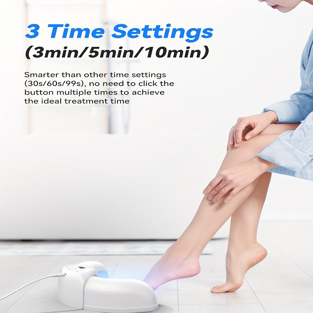 Nail Fungus Laser Treatment Device FDA Cleared - Blue Light 470nm & Infrared 910nm, 3/5/10 Min Timer