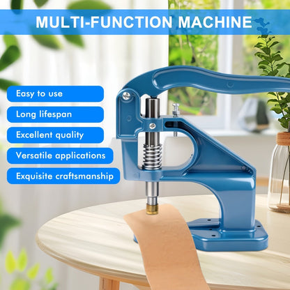 Grommet Machine Kit Eyelet Punch Tool Set for Entryways, Bedrooms and Living Spaces, with the Listed Configuration