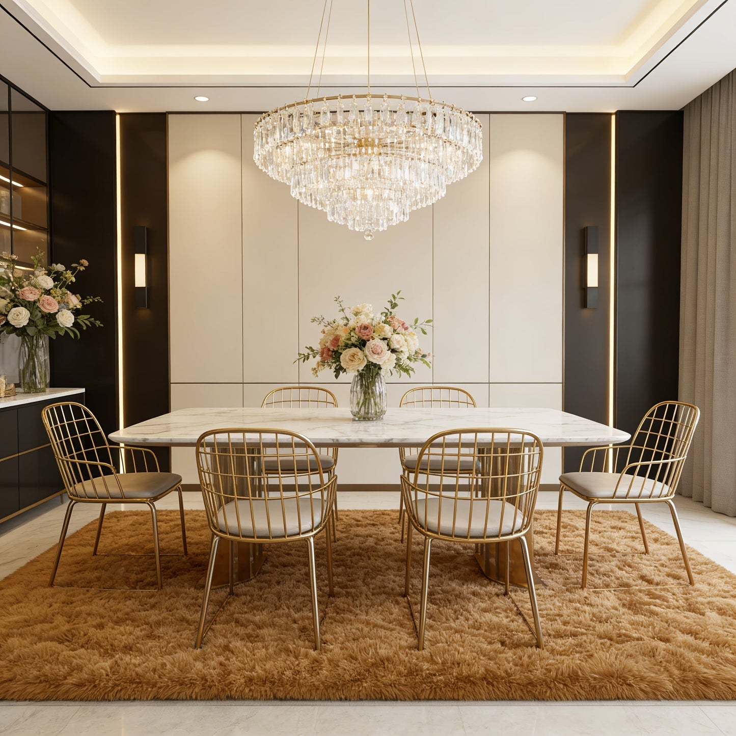Area Rug Faux-Fur Tufted Collection at 650 g/m² with 22 Colors and Ten Retained Size Listings