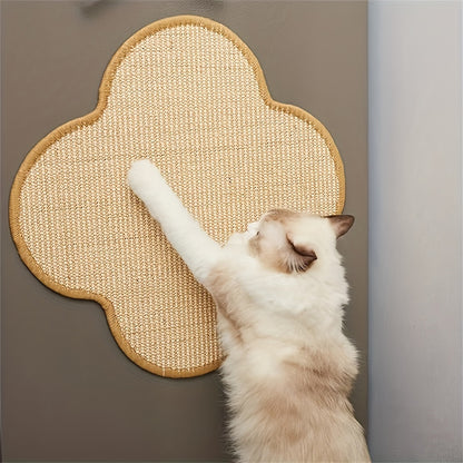 Cactus Cat Scratching Mat – Natural Sisal Rope Claw Sharpening Board for Indoor & Outdoor Use | Mess-Free Design | Cat Lover Gift