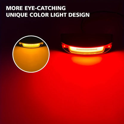 LED Car Side Marker Lights – Strobe Warning Flashing Signal Light for Truck Car Night Driving Safety, High/Low Brightness