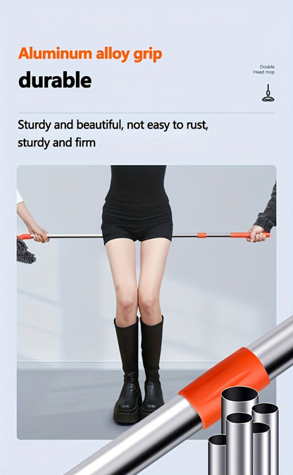 Car Wash Mop with Three-Stage Extension Handle, Rotating Microfiber Head and Replacement Head Option