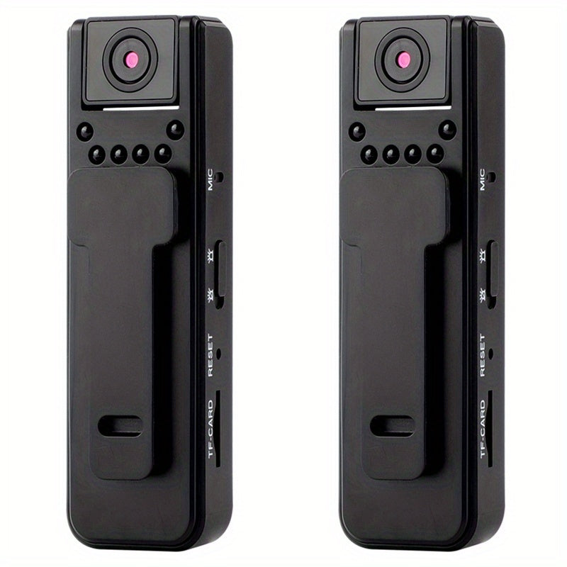 HD Night Vision Body Camera Portable Clip-On Wearable Sports Action Cam with Wide Angle Lens for an Everyday Personal Care Routine