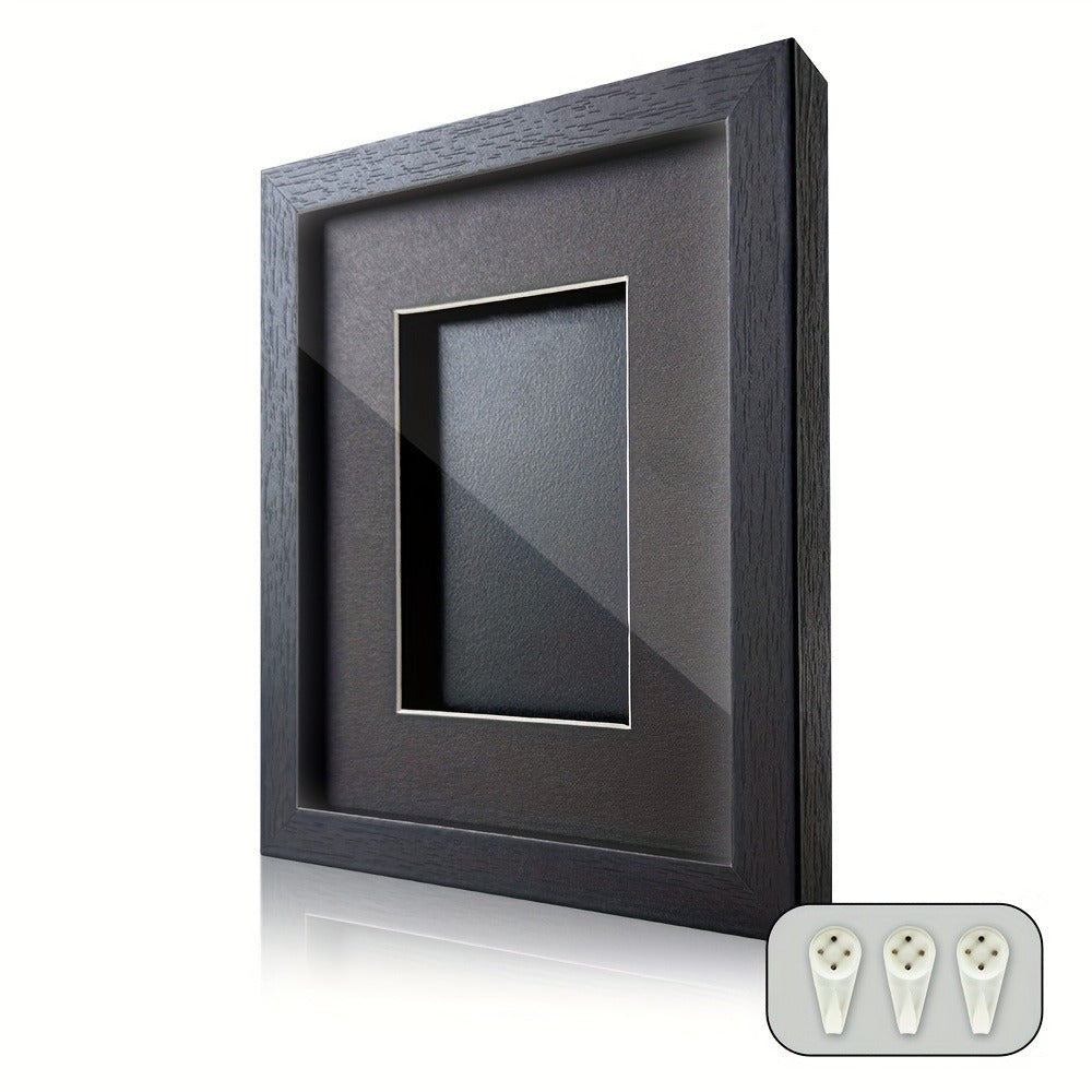Trading Card Display Case Wall Mounted Wood Frame – Pokemon TCG Sports Cards 35–360pt Compatible, 1/2/4/6/10 Grid Options