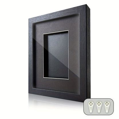 Trading Card Display Case Wall Mounted Wood Frame – Pokemon TCG Sports Cards 35–360pt Compatible, 1/2/4/6/10 Grid Options