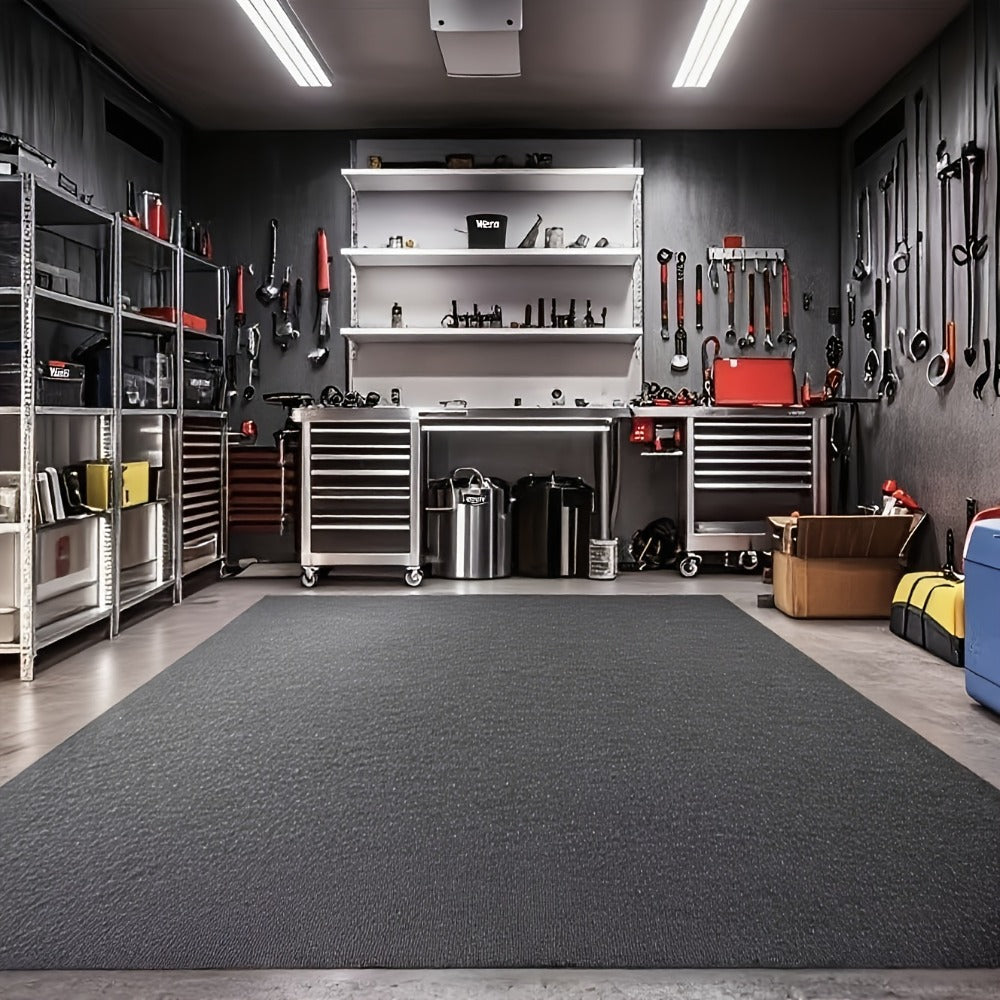 Garage Floor Mat Heavy Duty Oil-Absorbing Non-Slip – Waterproof Washable Workshop Mat for Cars, Trucks, SUVs & Motorcycles