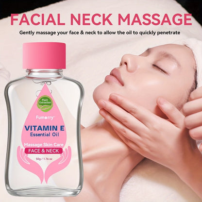 Vitamin E Essential Oil for Face, Neck & Body, Natural Multi-Plant Extract Nourishing Skincare Serum